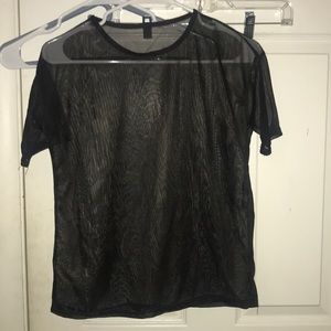 AMERICAN APPAREL See through shimmery top